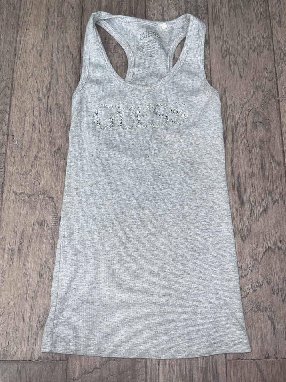 Rhinestone Guess Tank - Picture 2 of 3